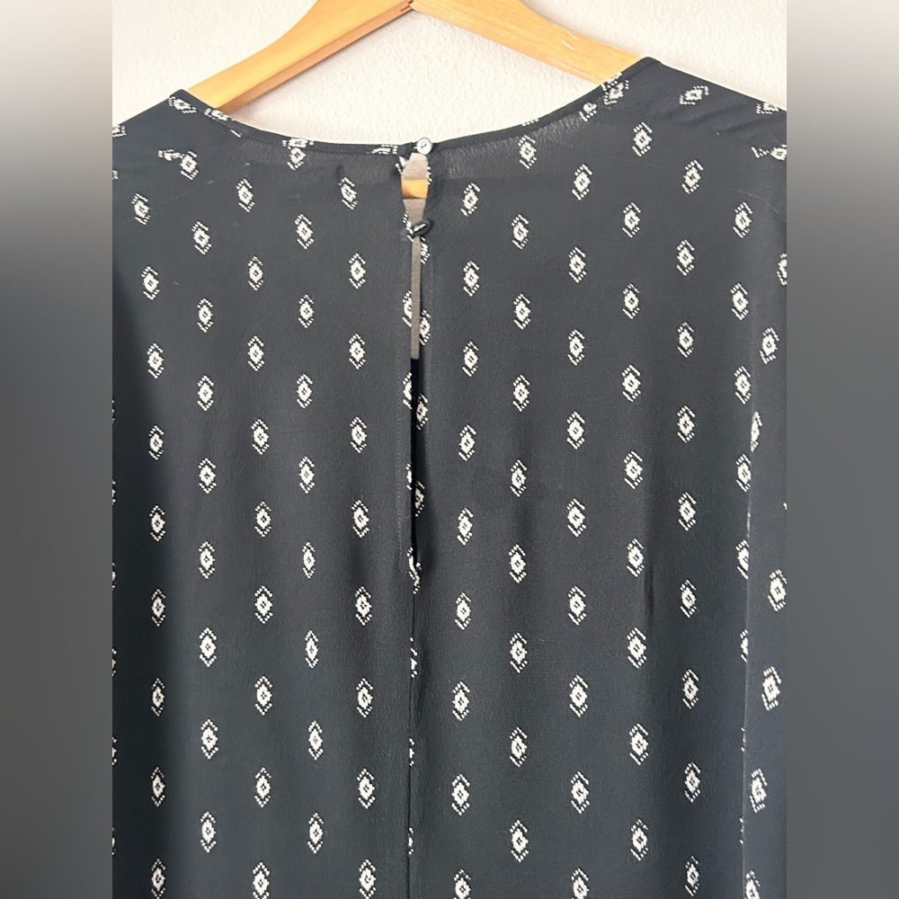 Madewell Black and White Patterned Jumpsuit - Picture 9 of 9